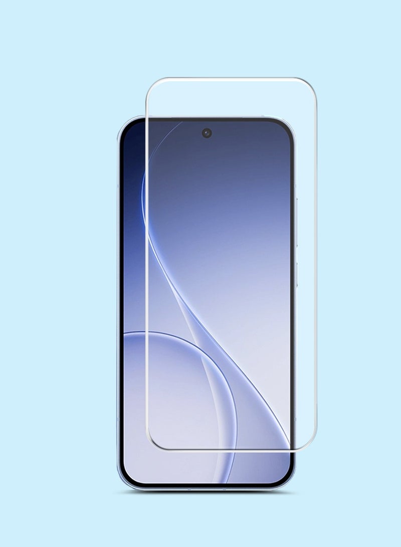 جيماكس واقي شاشة زجاجي مقوّى 9H 2.5D بسلسلة Premium من Oppo Reno15 F 5G 2026 GMAX بحواف منحنية - شفاف - Image 1